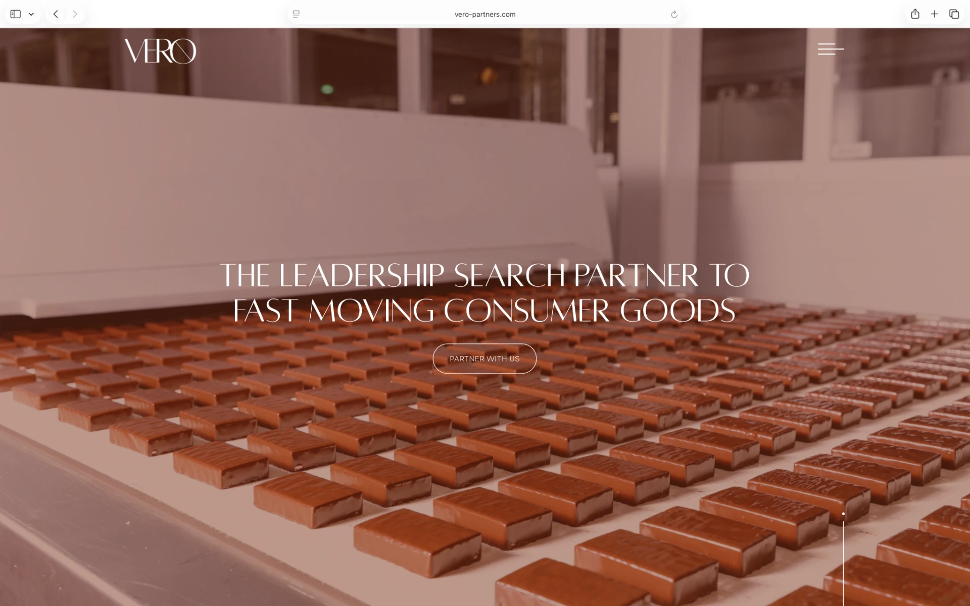 VERO Partners website design by Valencia Marketing